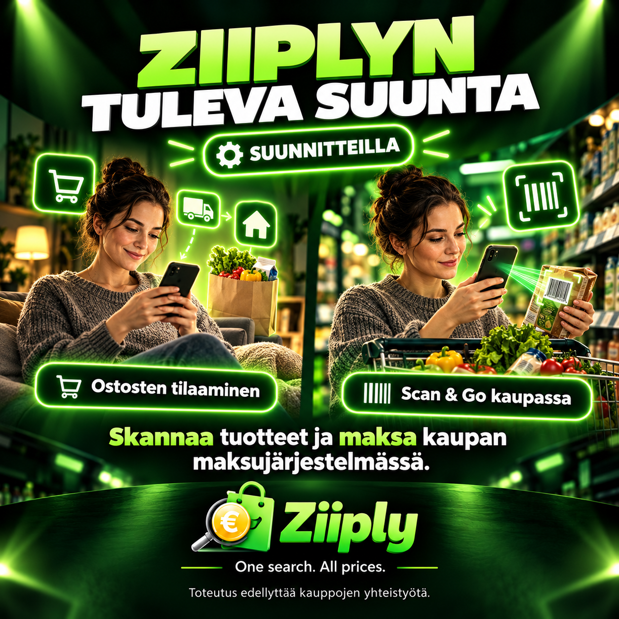 Ziiplyn tuleva suunta – tilaaminen ja Scan & Go